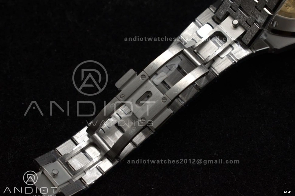 SS Royal Frosted Best Oak Bracelet Grey on Super 1:1 Dial SS SA3120 15454 37mm Clone APSF Edition Textured 0202